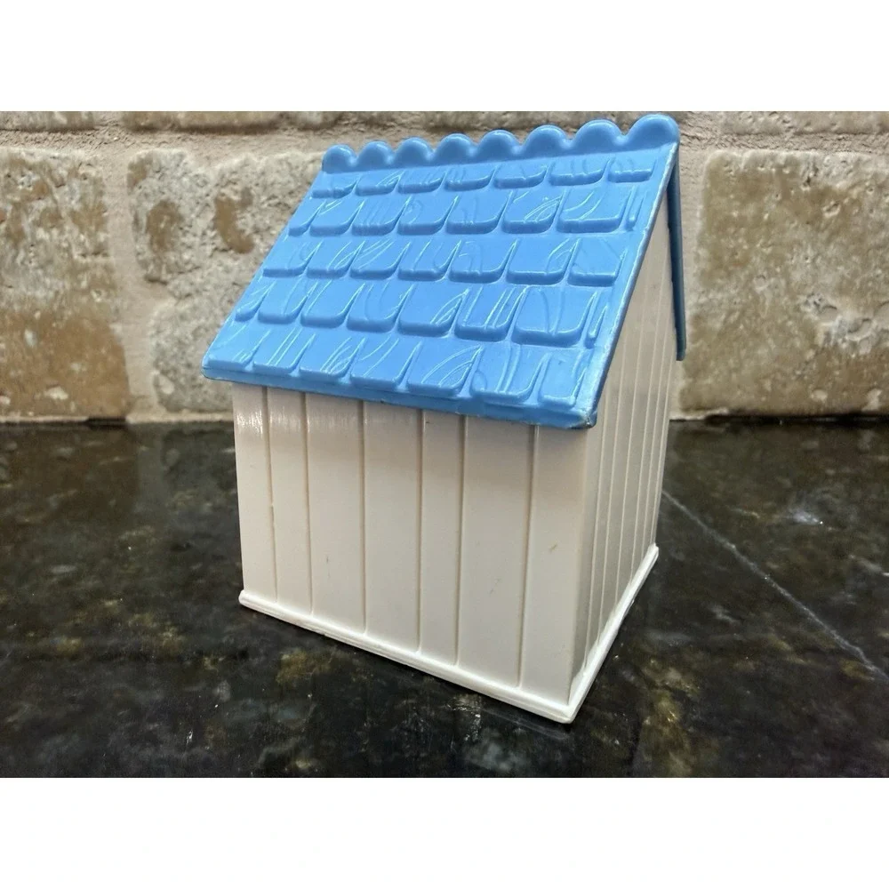 Fisher Price Loving Family Dream Dollhouse Dog House For Puppy‎ Doggie Food Dish